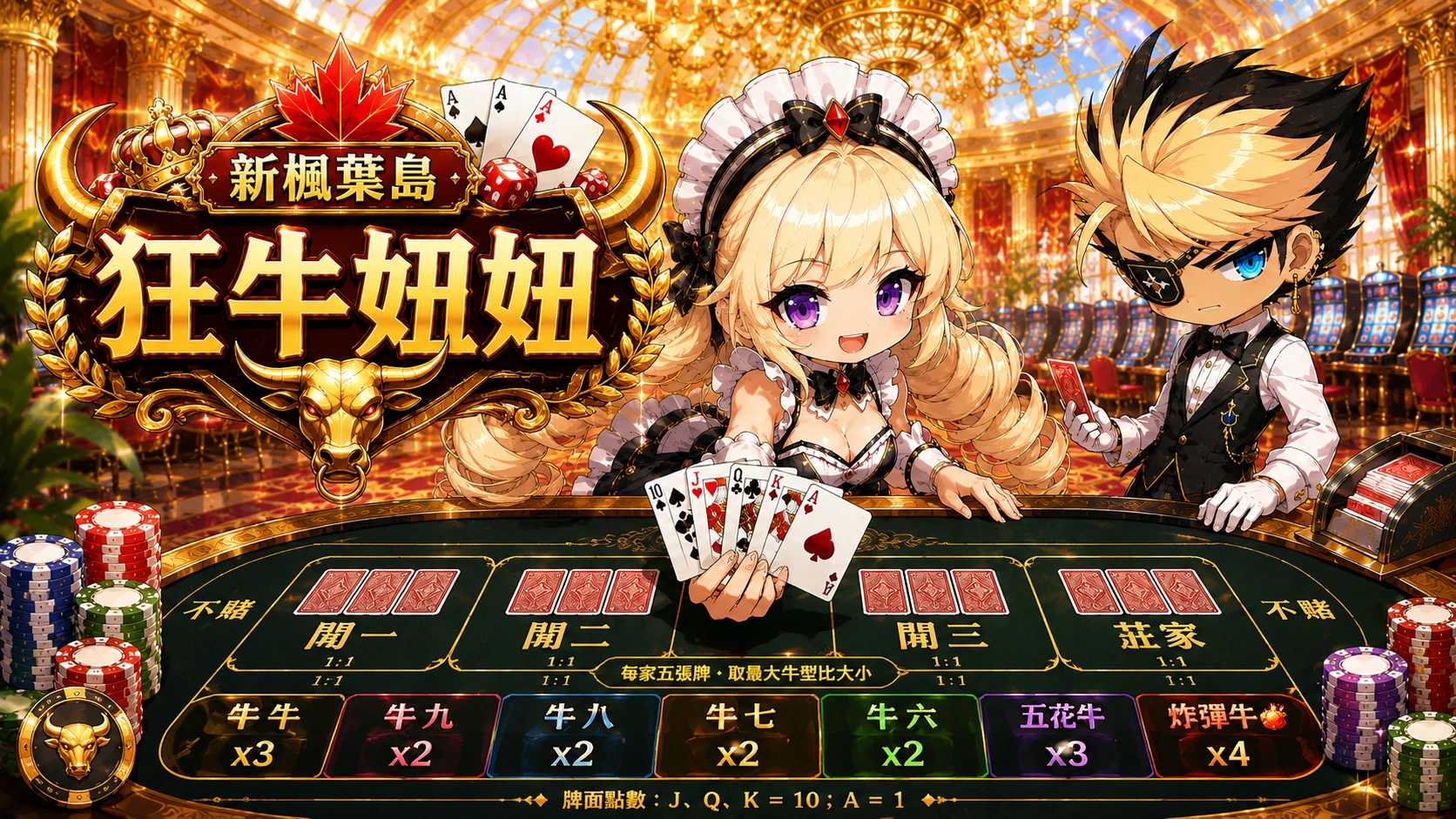 狂牛妞妞特色玩法